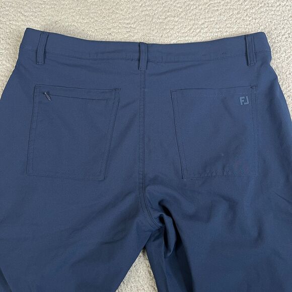 Footjoy Golf Pants Mens 34 x 32 Navy Blue Performance Moxie Chino Activewear - Picture 7 of 13